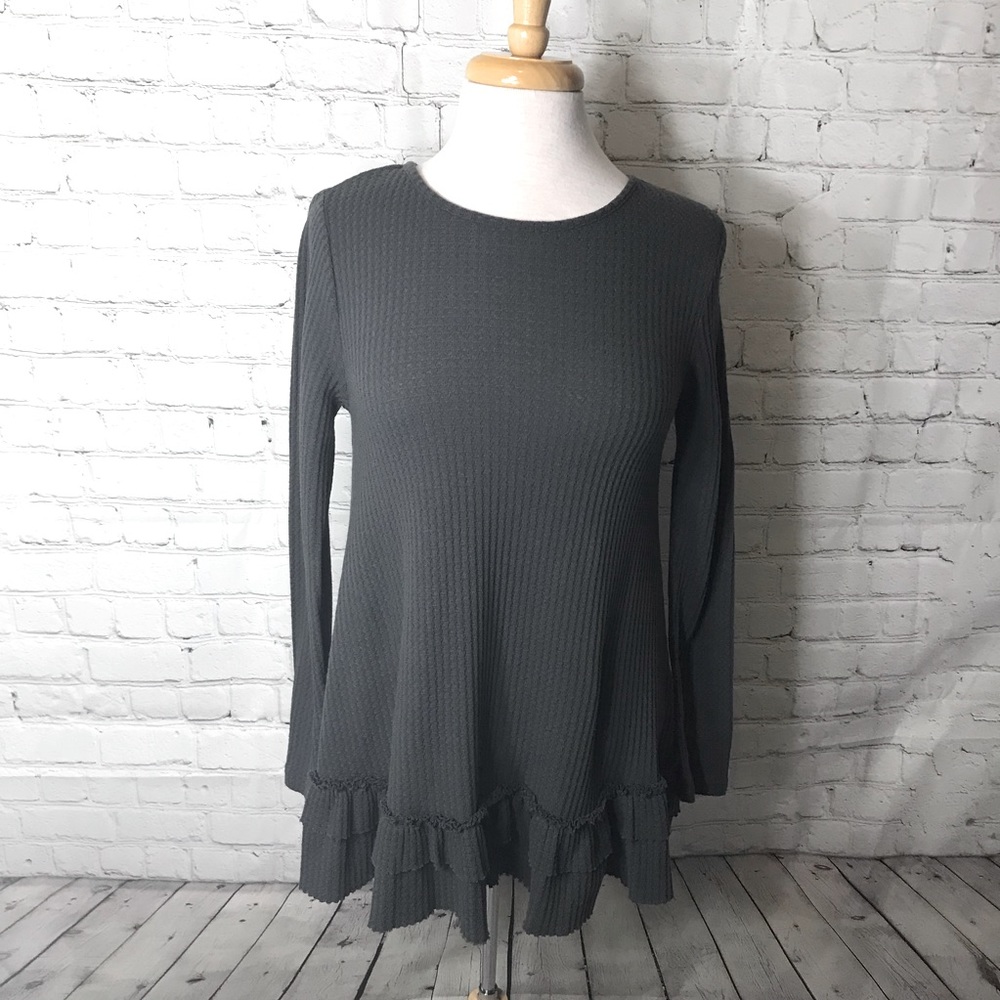 OSO Casuals gray thermal tunic